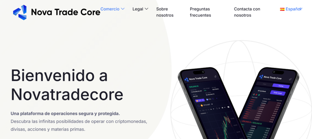 NovaTradeCore homepage NovaTradeCore homepage