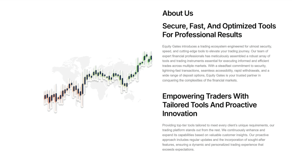 Secure, fast, and optimized tools for professional results on EquityGates platform