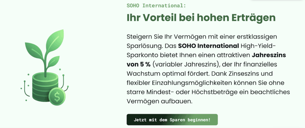 Sparlösungen bei Soho International – Übersicht der Saving-Accounts-Funktionen | Best Forex Tips Sparlösungen bei Soho International – Übersicht der Saving-Accounts-Funktionen