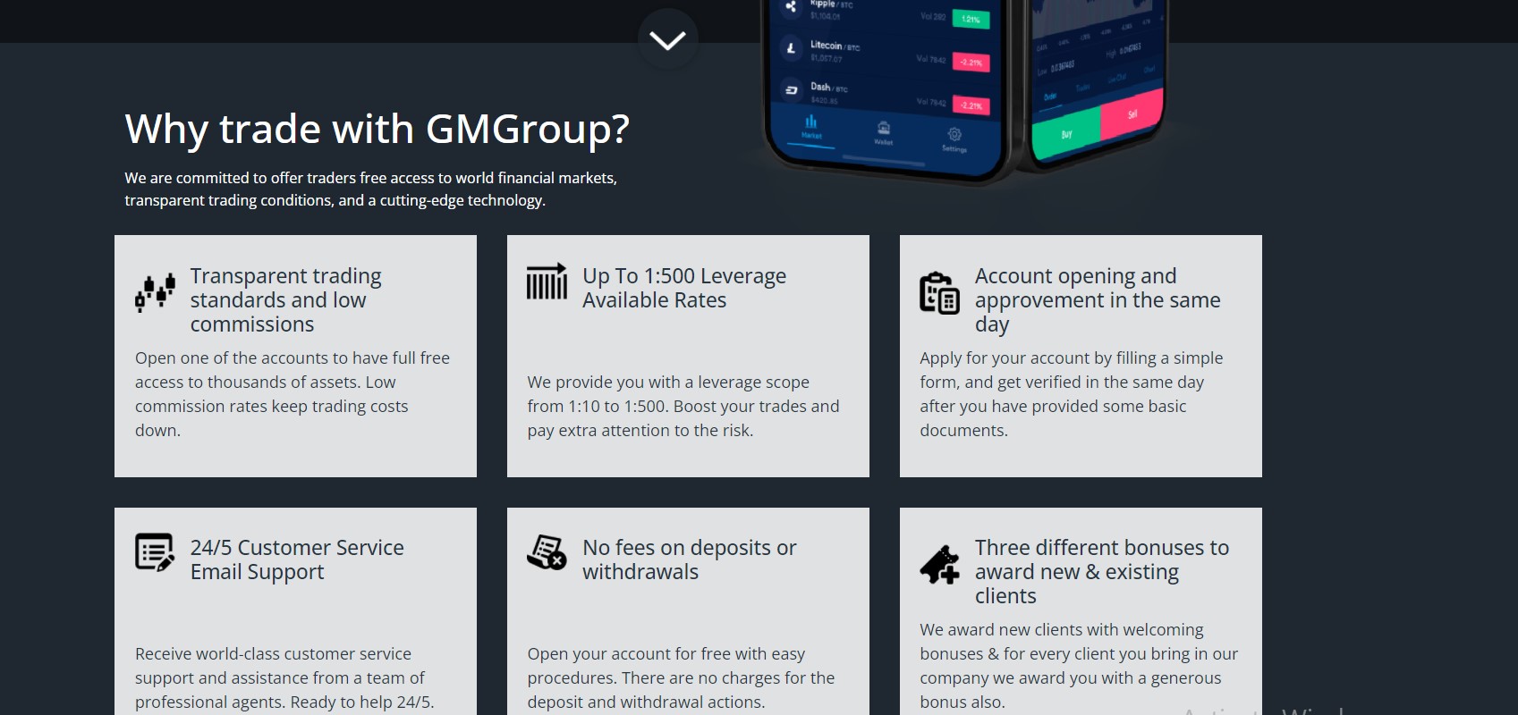 Why trade with GM Group