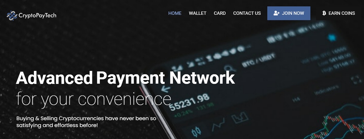 CryptoPayTech homepage