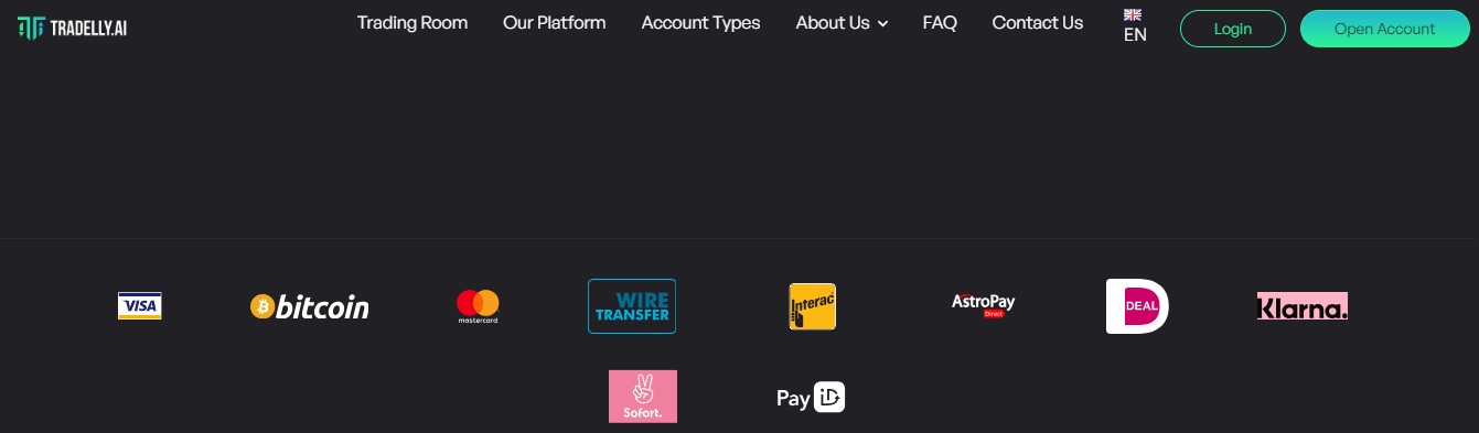 Tradelly.AI Payment Methods