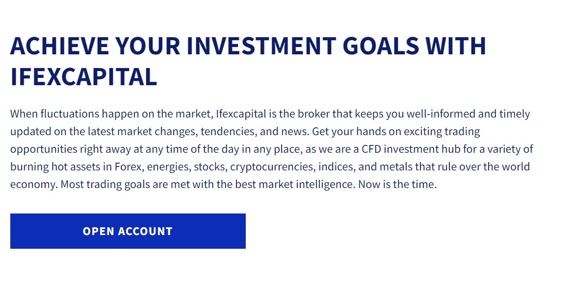 IFEXCapital Investment Goal