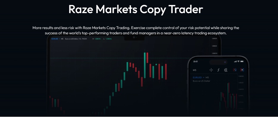 تجربة نسخ الصفقات من خلال منصةRaze Markets